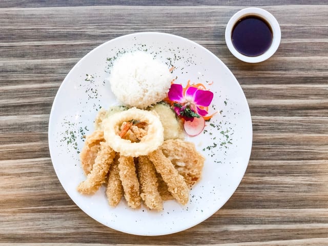 Shrimp Tempura.