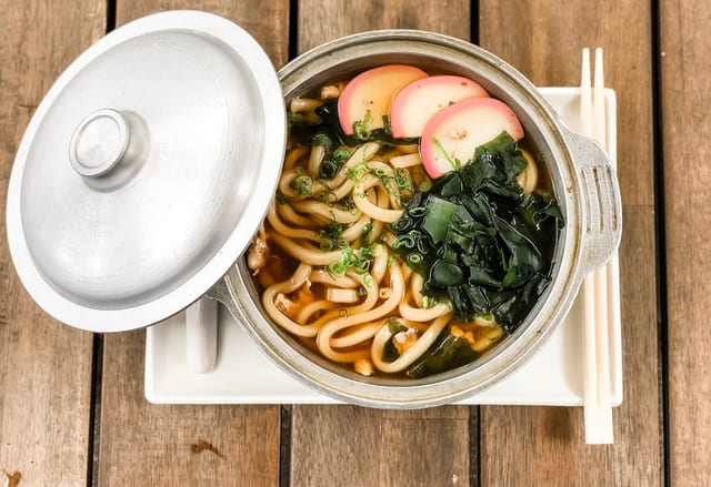 Shrimp Udon Soup.